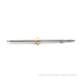 Tr6x1 Stainless Steel Lead Screw With Brass Nut